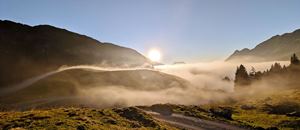rasch steigendes Nebelmeer auf der Alpe Laguz