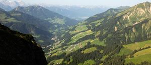 Großes Walsertal früh morgens