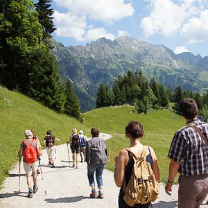 Wandern in Sonntag-Stein