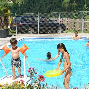 Unser beheizter Swimming pool